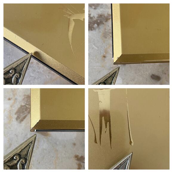 Vintage Otagiri Gold Lacquerware Address Book Bamboo Design 1960s 1970s UNUSED - Picture 3 of 6